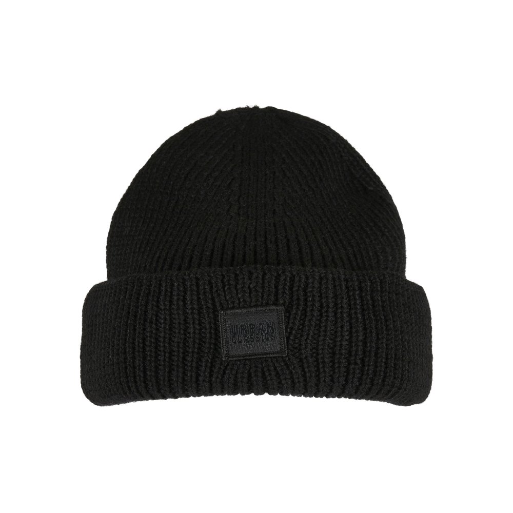 Urban Classics - Knitted Wool Mütze Beanie - Schwarz
